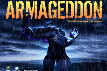 Armageddon screensaver. Carrara Studio Pro, Poser Pro and After Effects